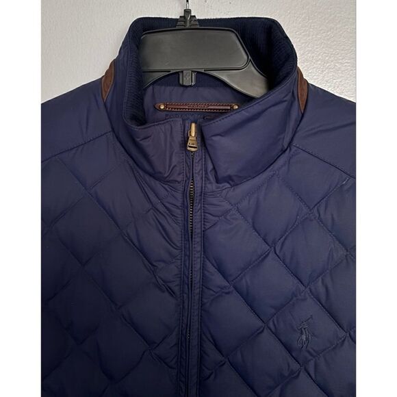 Ralph Lauren Polo Golf Diamond Goose Down Quilted Vest  in Navy Size XL / NWOT - Picture 4 of 9